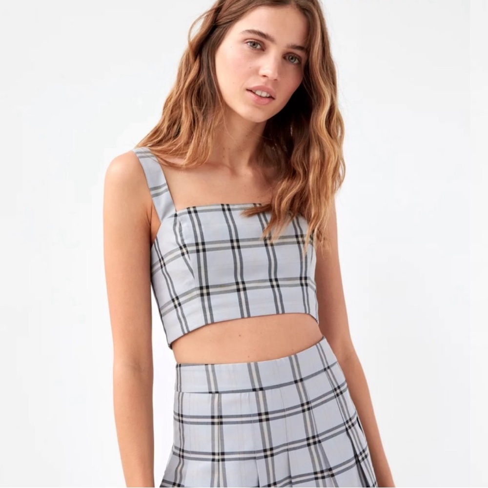 Aritzia Sunday best plaid jazdia top